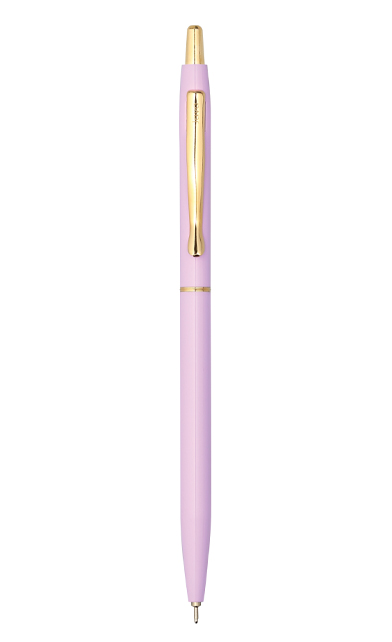 10.002BD Ручка шариковая Pastel сиреневый ст. черный 0,6 